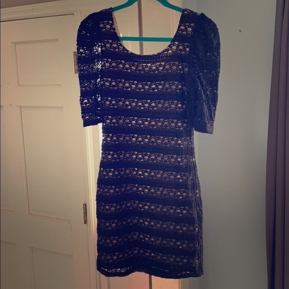 Sexy black lace dress!